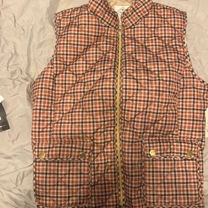 Ladies St Johns bay size XL new/never worn brown check print